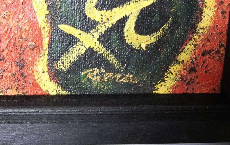 TWO EYE CATCHING GENUINE SIGNED CANVAS ON BOARD OIL PAINTINGS DEPICTING WILD ANIMALS