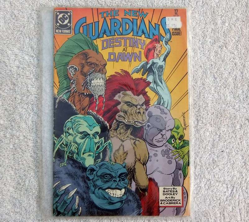 1989 DC COMICS - THE NEW GUARDIANS #12 " DESTINY AT DAWN "