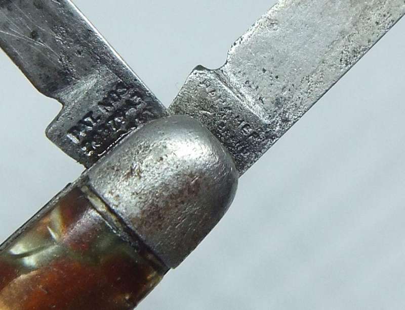A VERY OLD TICKEY POCKET SIZED KNIFE TOOL USED FOR CLEANING SMOKING PIPES IN THIS CASE ...TOO CUTE !