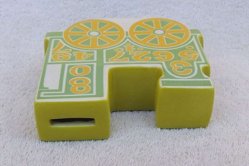 SUPER FIND !! A TRULY RARE VINTAGE 1970`S "CARLTONWARE" TRAIN MOTIF MONEY BOX IN EXCELLENT CONDITION