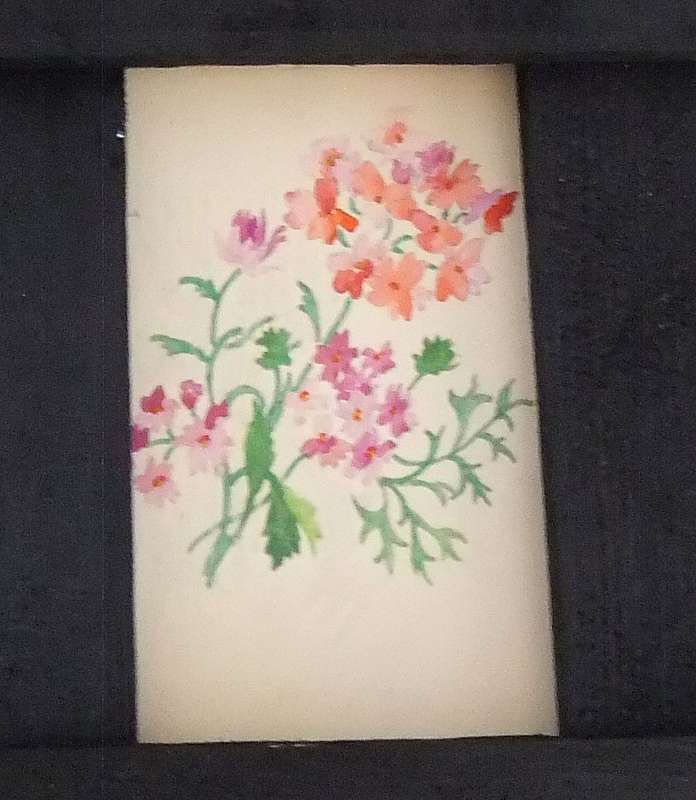 ELEVEN ORIGINAL SMALL FLORAL WATERCOLOR PAINTINGS BY HEDWIG BRECHER EIBUSCHITZ - UNFRAMED