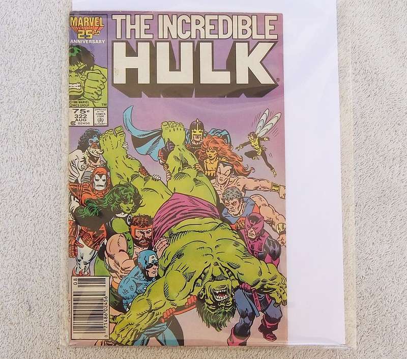 1986 MARVEL COMICS GROUP - THE INCREDIBLE HULK #322