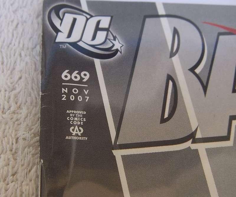 2007 DC COMICS - BATMAN #669