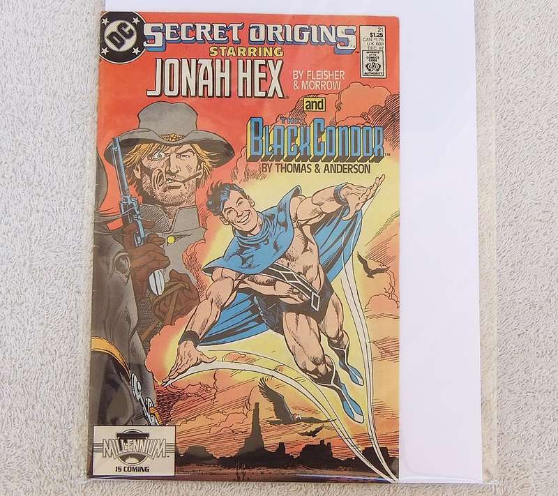 1987 DC COMICS - SECRET ORIGINS #21 STARRING JONAH HEX AND BLACK CONDOR