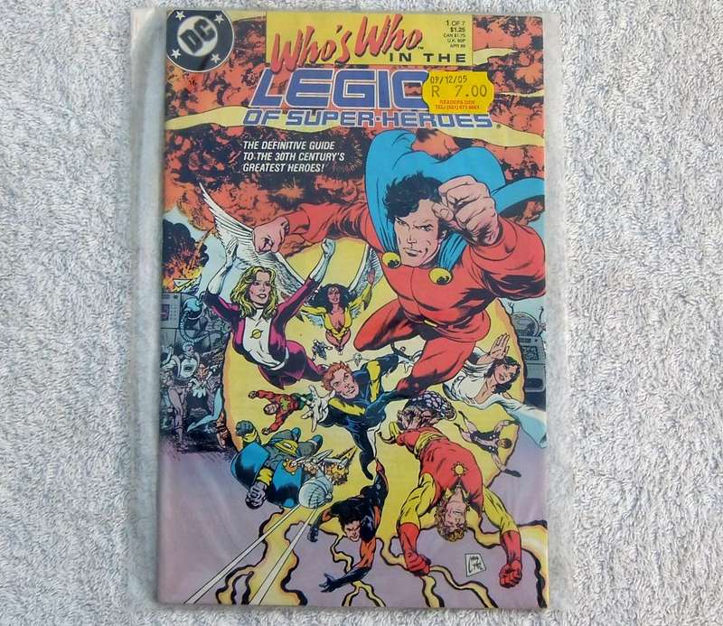 1988 DC COMICS - WHO`S WHO IN THE LEGION OF SUPER-HEROES ( GUIDE )