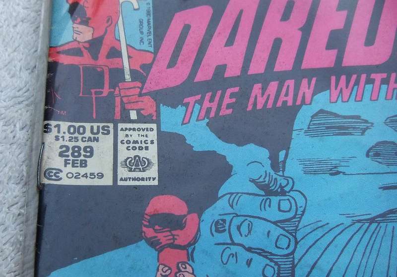 MARVEL COMICS - 1991 DAREDEVIL #289