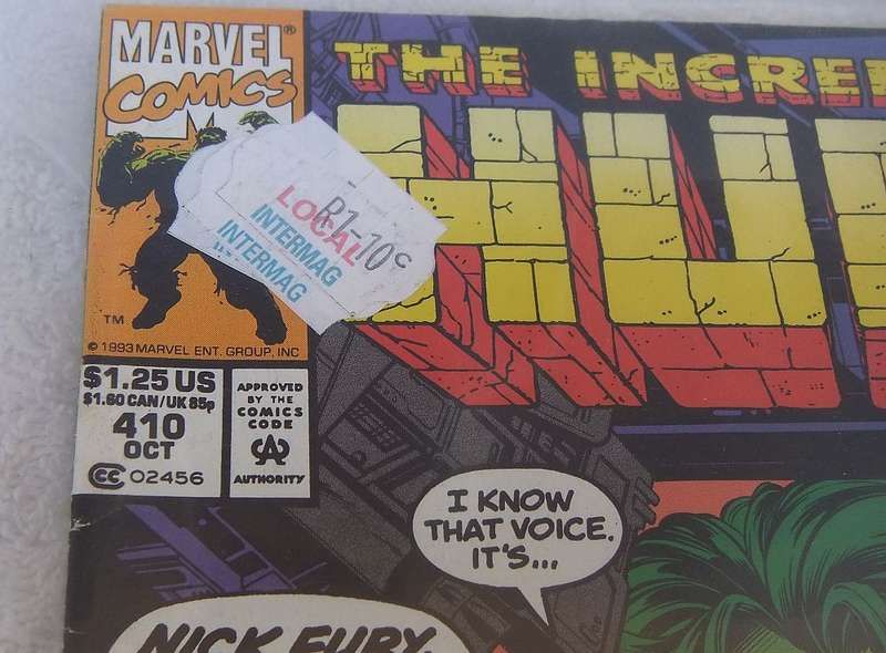 1993 MARVEL COMICS - THE INCREDIBLE HULK #410