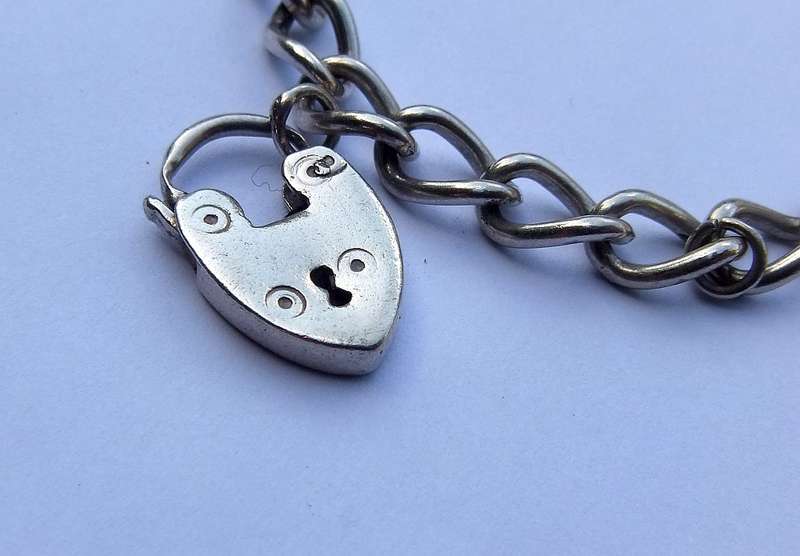 Sterling Silver Charm Bracelet with Designer Charm - Good Quality Piece