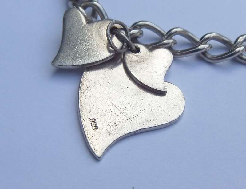 Sterling Silver Charm Bracelet with Designer Charm - Good Quality Piece