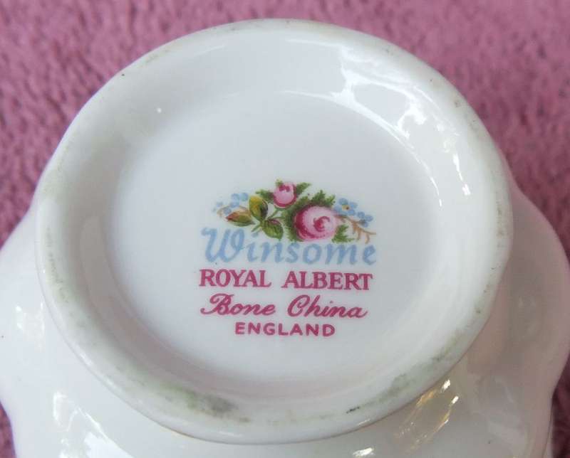 A VINTAGE ROYAL ALBERT TRIO - WINSOME PATTERN - MADE IN ENGLAND
