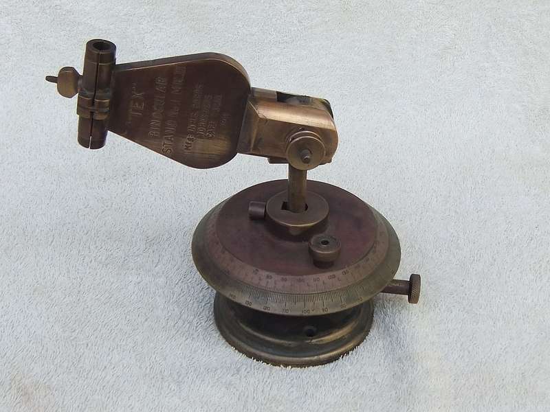 SUPER RARE !! A 1941 WW2 "TEX" MILITARY BINOCULARS STAND No.1 MKII - MADE IN CAPE TOWN