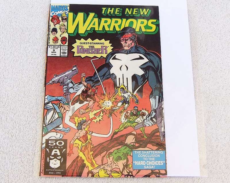 1991 MARVEL COMICS - THE NEW WARRIORS #9