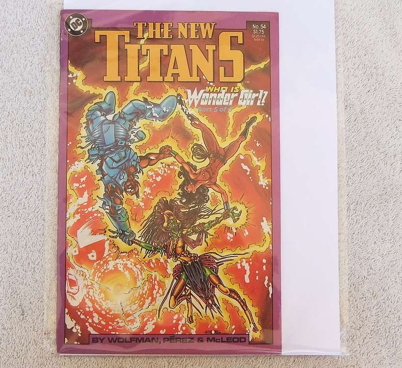 1989 DC COMICS - THE NEW TITANS #54