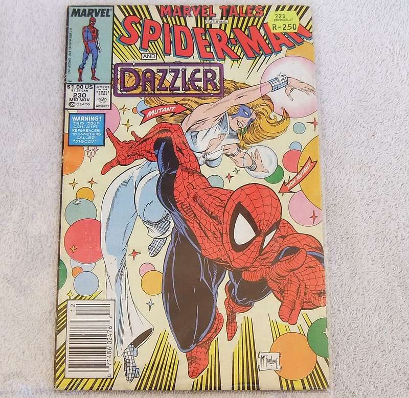 MARVEL - 1989 MARVEL TALES #230 ( SPIDER-MAN AMD DAZZLER )