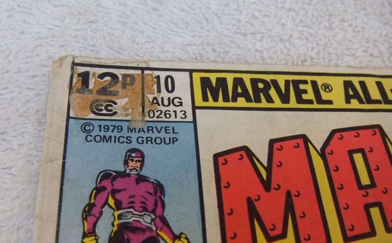 AUGUST 1979 MARVEL ALL-COLOUR COMICS - MACHINE MAN #10 - PRELOVED - FREE COMBINING