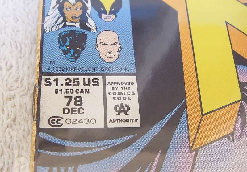 1992 MARVEL COMICS - X-MEN CLASSIC #78