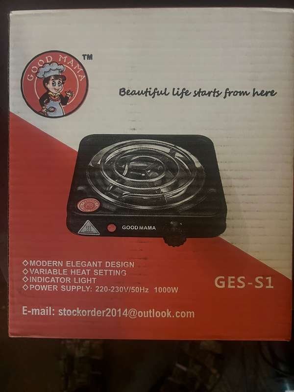Good Mama Single Electric 1 Plate Stove