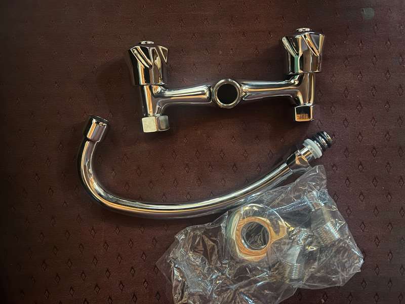 Sink Mixer Tap Wall Type, Swivel Spout