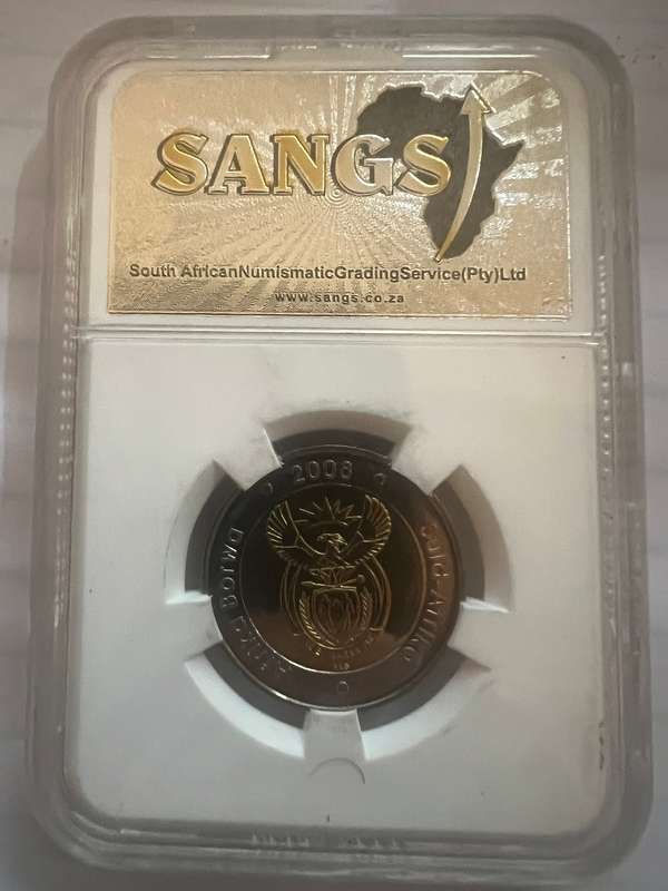 Mandela 90th Birthday R5 - SANGS graded *** MS66
