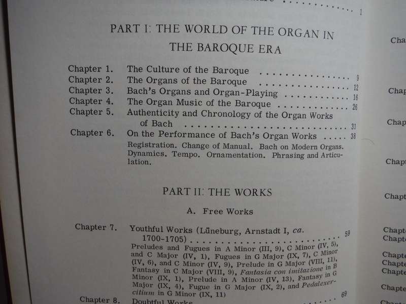 The Organ Works of Bach - Hardcover - Hermann Keller - 1967
