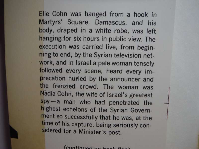 Our Man in Damascus : Elie Cohn - Paperback - Eli Ben-Hanan - 1969