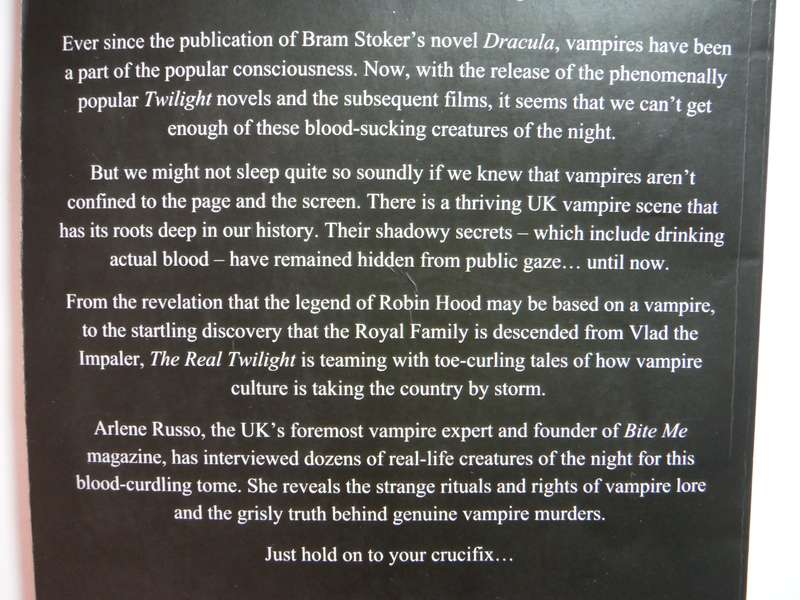 The Real Twilight : True Stories of Modern Day Vampires - Paperback - Arlene Russo