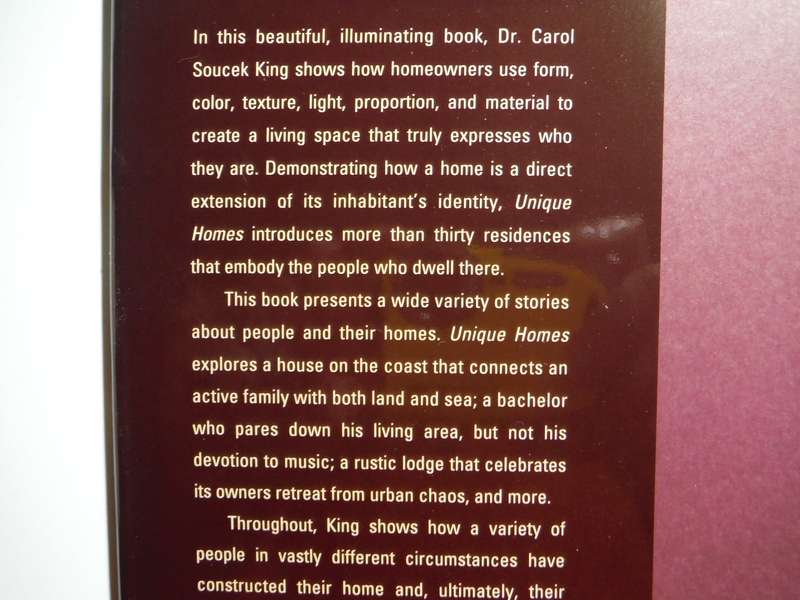 Unique Homes - Hardcover - Carol Soucek King
