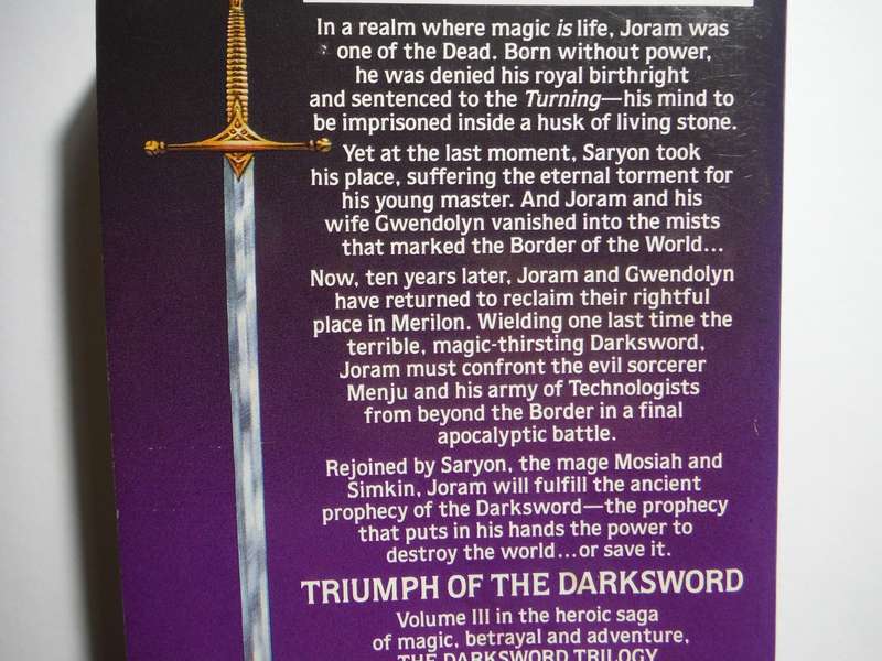 The Darksword Trilogy : Volume 3 : Triumph of the Darksword - Paperback - Margaret Weis