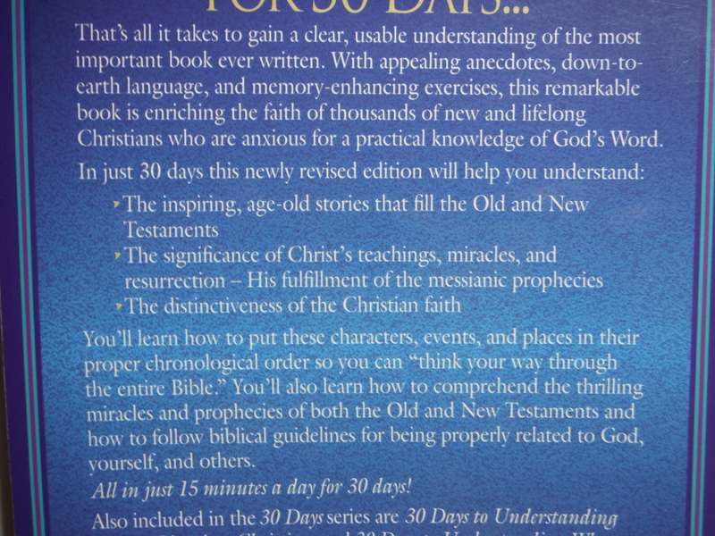 30 Days to Understanding The Bible - Paperback - Max Anders