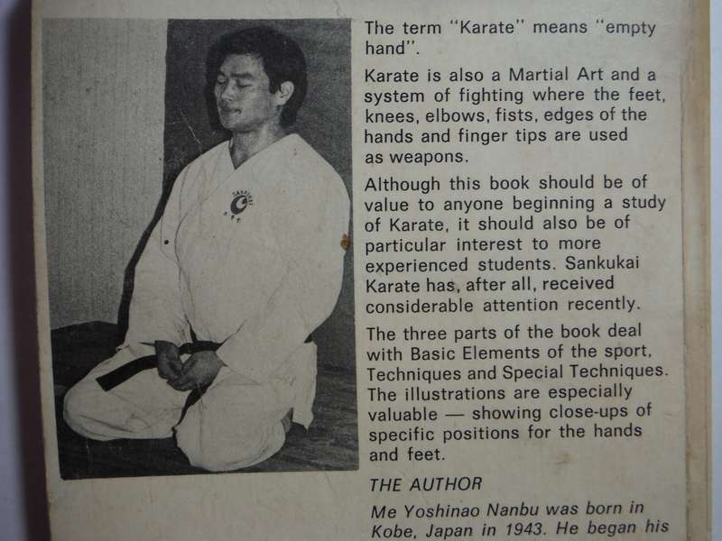 Sankukai Karate - Paperback - Me Yoshinao Nanbu - 1974