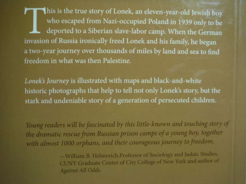 Lonek's Journey : The True Story of a Boy's Escape to Freedom - Paperback - Dorit Whiteman