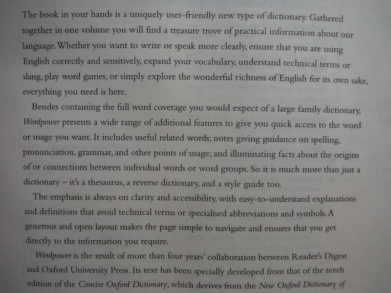 Word Power Dictionary - Hardcover - Reader's Digest