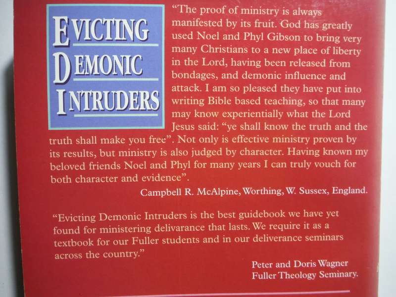 Evicting Demonic Intruders - Paperback - Noel and Phyl Gibson