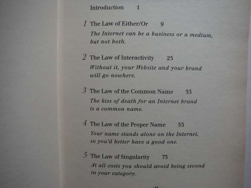 The 11 Immutable Laws of Internet Branding - Hardcover - Al Ries