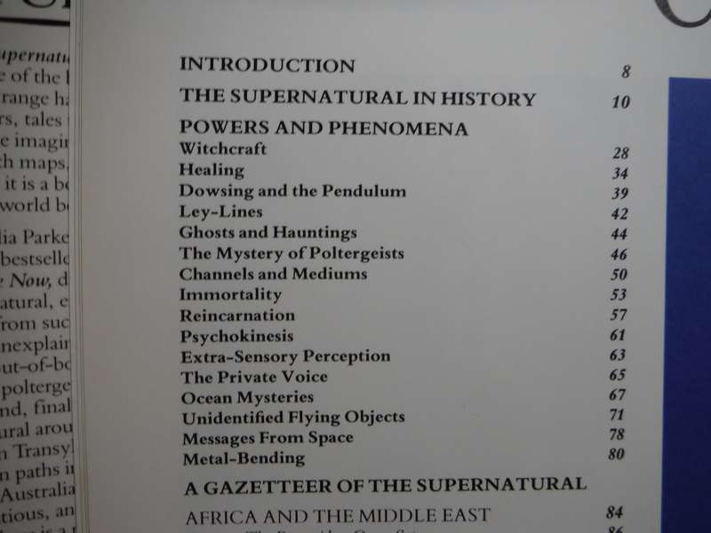 Atlas of the Supernatural - Hardcover - Derek and Julia Parker