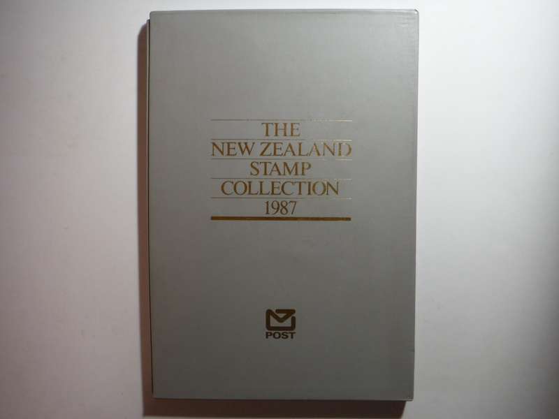 The New Zealand Stamp Collection 1987 - Hardcover with Slipcover and all Stamps Intact