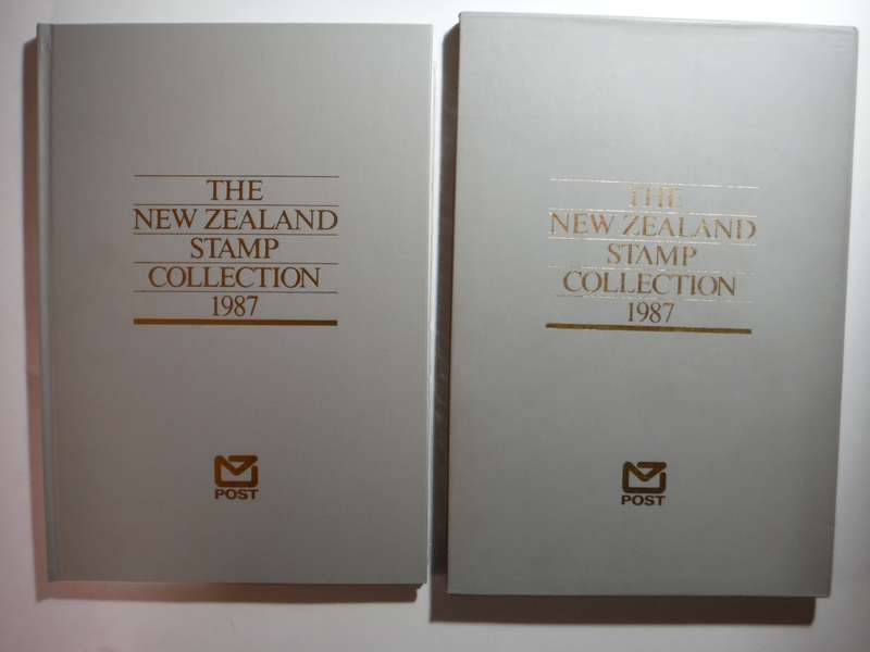 The New Zealand Stamp Collection 1987 - Hardcover with Slipcover and all Stamps Intact
