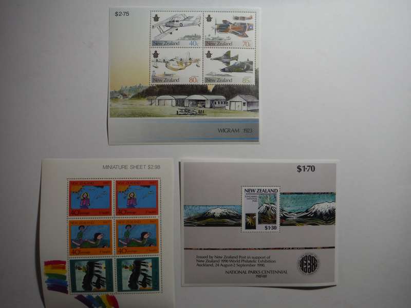The New Zealand Stamp Collection 1987 - Hardcover with Slipcover and all Stamps Intact