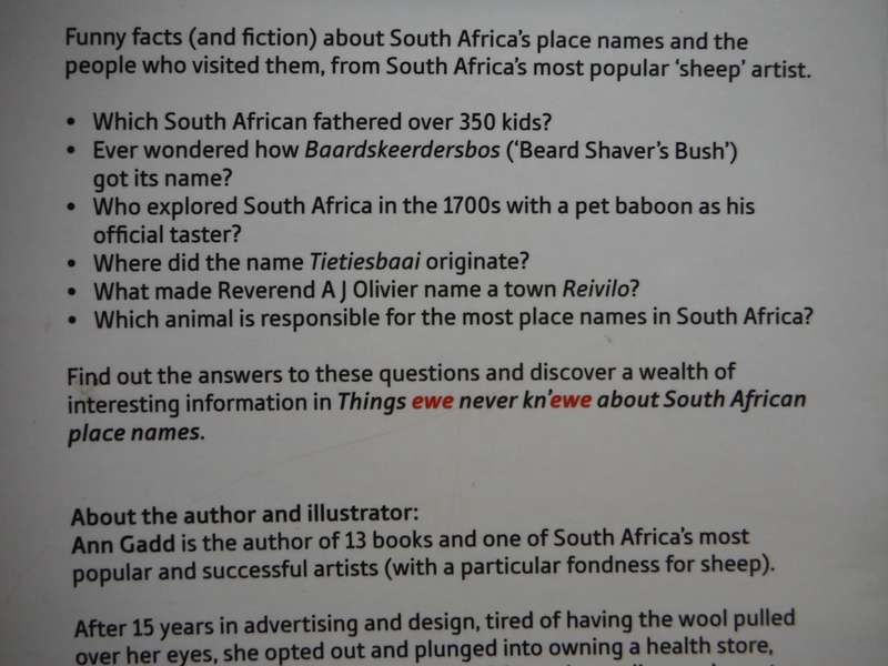 Things Ewe Never Kn'ewe about South African Place Names - Paperback - Ann Gadd