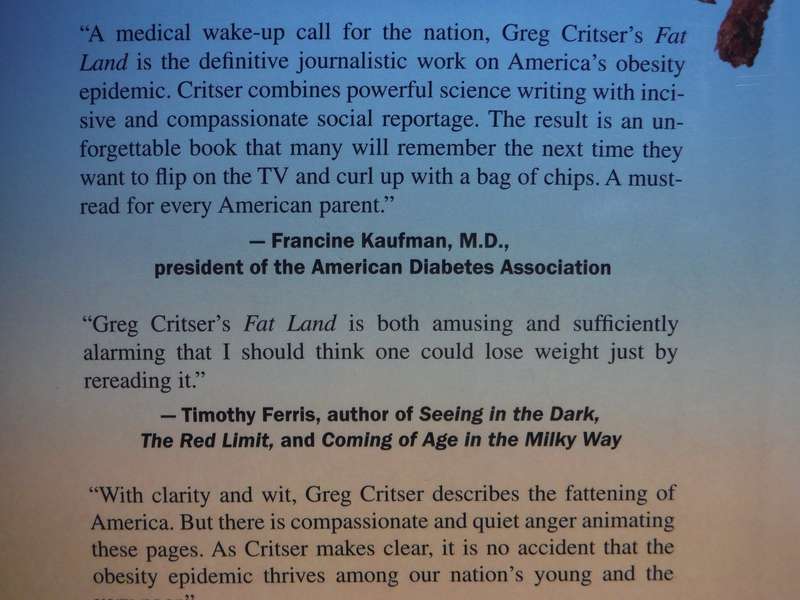 Fat Land : How Americans Became the Fattest People in the World - Hardcover