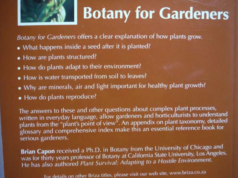 Botany for Gardeners - Paperback - Brian Capon
