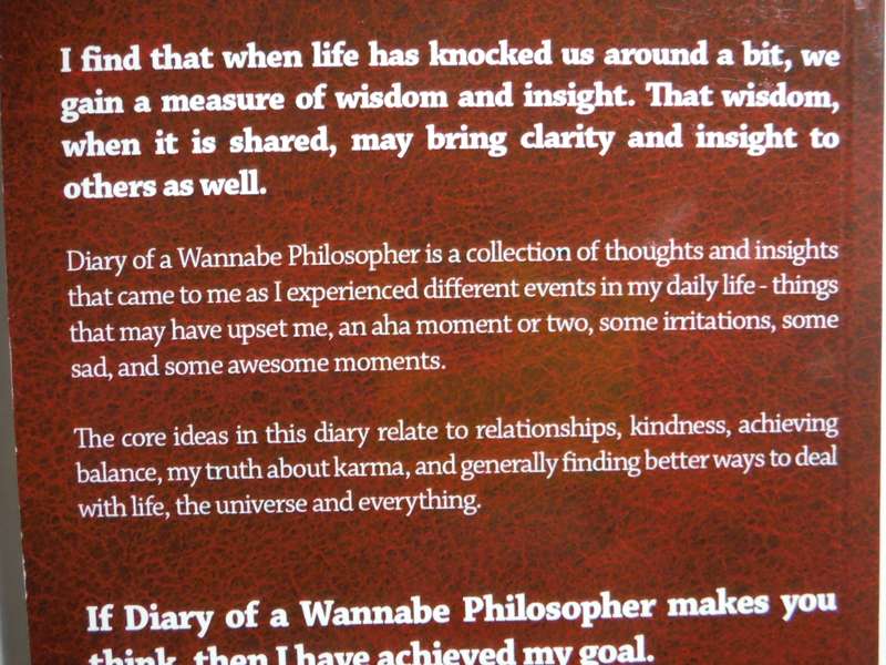 Diary of a Wannabe Philosopher - Paperback - Hilda de la Rosa