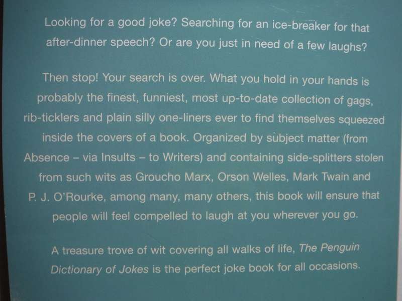 The Penguin Dictionary of Jokes - Paperback - Compiled by Fred Metcalf