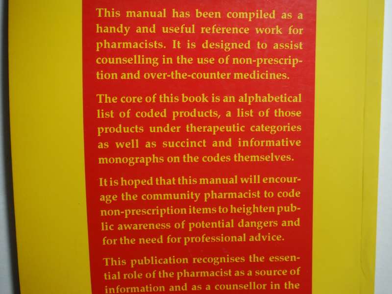 The SAARP Medicine Caution Code Manual - Paperback - 1993