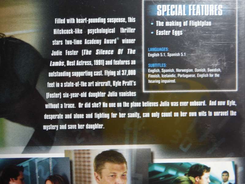 Flightplan - Jodie Foster - DVD