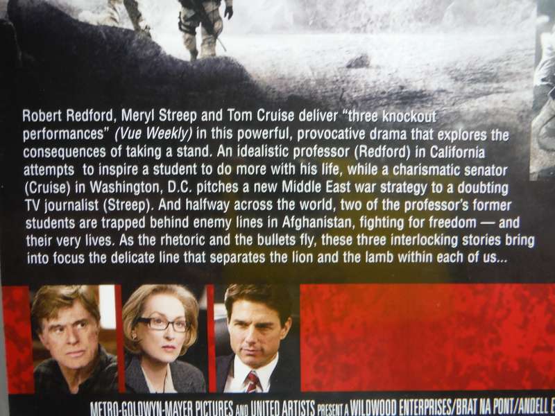 Lions for Lambs - DVD