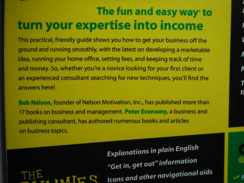 Consulting for Dummies - Softcover - Bob Nelson - 2nd Edition