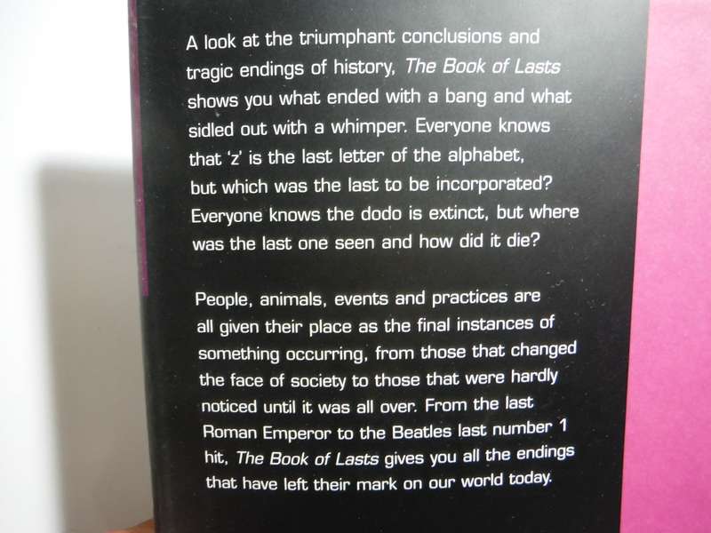 The Book of Lasts : The Stories Behind the Endings that Changed the World - Hardcover