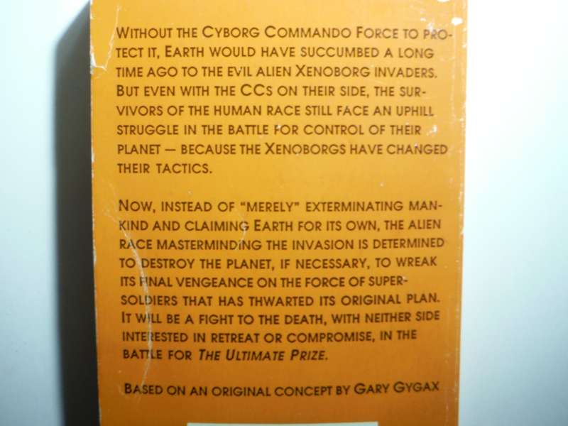 Gary Gygax's Cyborg Commando Book 3 : The Ultimate Prize - Paperback - Pamela O'Neill