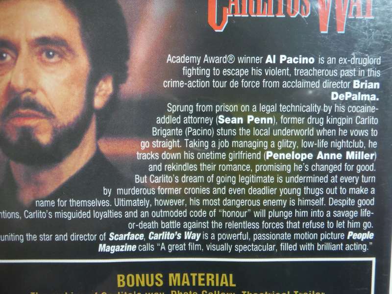 Carlito's Way - DVD